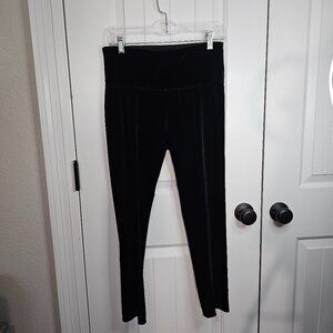 Black Velvet pull on leggings by Slimsation sz S